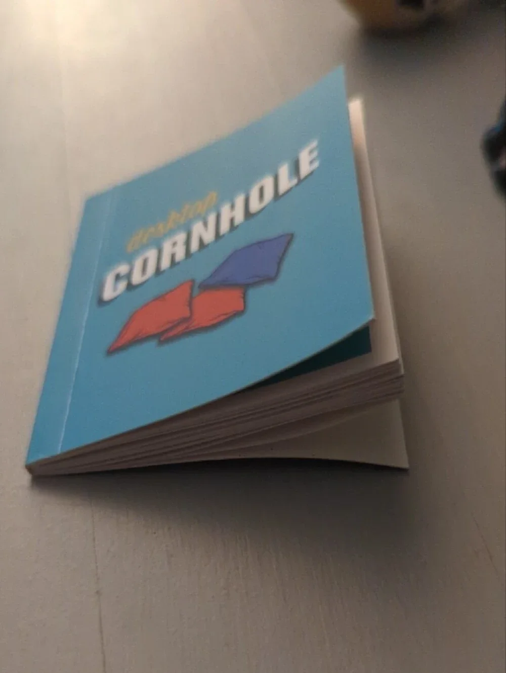 Desktop Cornhole Game - Blue